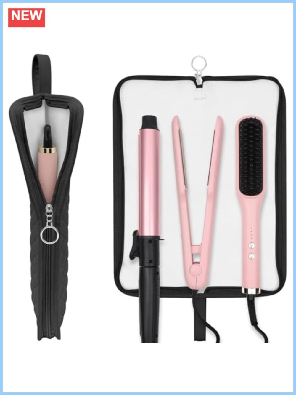 2-in-1 Heat Resistant Mat & Travel Bag for Hair Tools